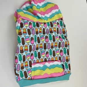 Frenchie Store Cotton Dog Hoodie Jacket Ice Cream Print  2XL See Photos for size